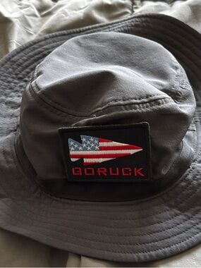 GORUCK American Flag Patch Boonie Hat - Gray